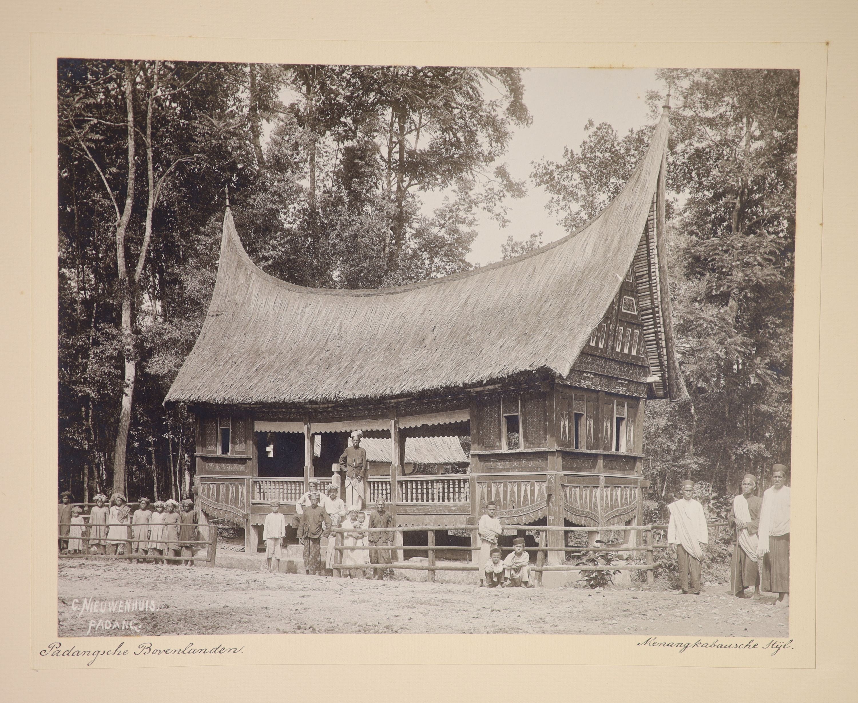Dutch East Indies (Indonesia), An album of photographs of Batavia, including Buitenzorg, Garona, Baroboedoer (Borobudur temple), Soerabaja, Semarang, etc., c.1900-10, (2)